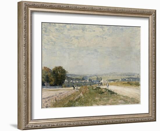 Le Chemin de Maubuisson à Louveciennes-Alfred Sisley-Framed Giclee Print