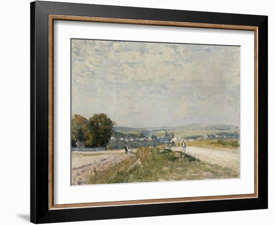 Le Chemin de Maubuisson à Louveciennes-Alfred Sisley-Framed Giclee Print