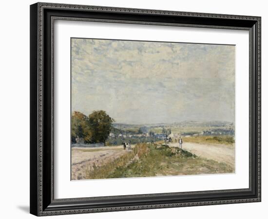 Le Chemin de Maubuisson à Louveciennes-Alfred Sisley-Framed Giclee Print