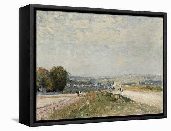 Le Chemin de Maubuisson à Louveciennes-Alfred Sisley-Framed Premier Image Canvas
