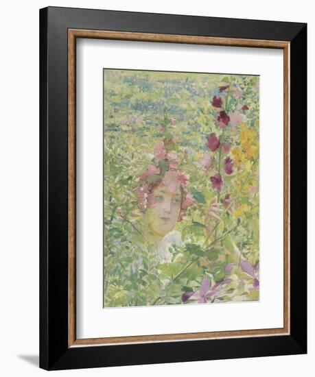 Le chevalier aux fleurs (tiré de Wagner, Parsifal)-Georges Antoine Rochegrosse-Framed Giclee Print