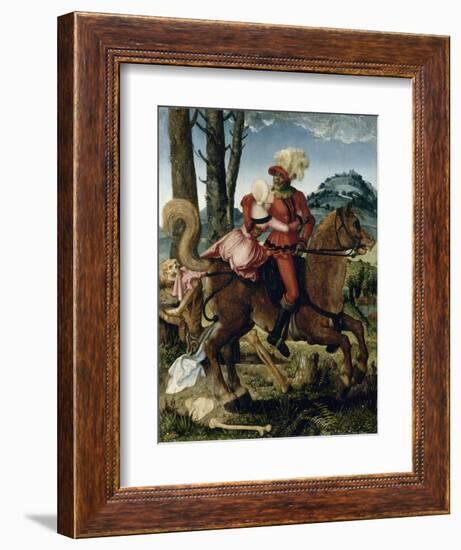 Le Chevalier, la jeune fille et la Mort-Hans Baldung Grien-Framed Giclee Print