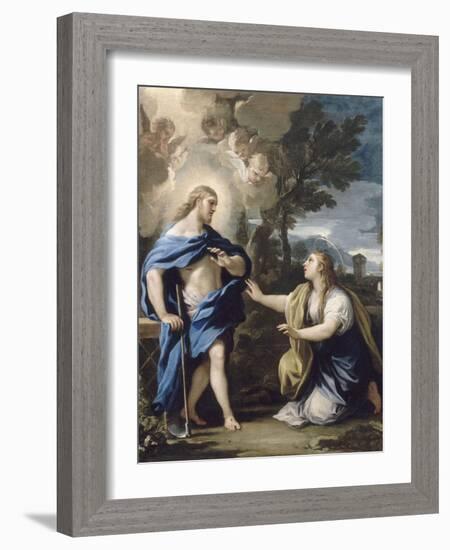 Le Christ apparaissant à la Madeleine-Luca Giordano-Framed Giclee Print