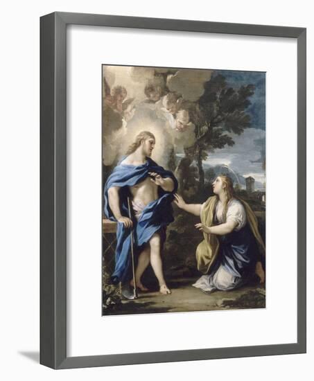 Le Christ apparaissant à la Madeleine-Luca Giordano-Framed Giclee Print