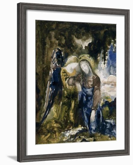 Le Christ au jardin des oliviers-Gustave Moreau-Framed Giclee Print