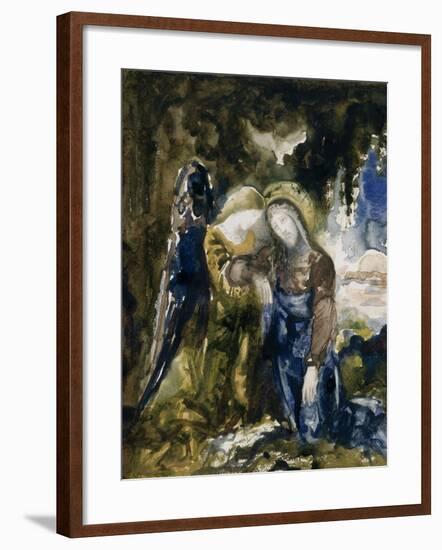 Le Christ au jardin des oliviers-Gustave Moreau-Framed Giclee Print