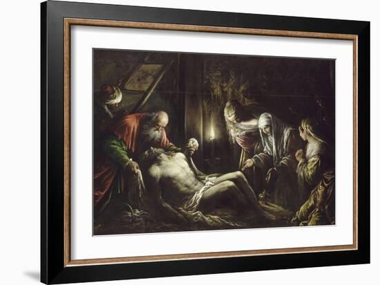 Le Christ descendu de la Croix-Jacopo Bassano-Framed Giclee Print