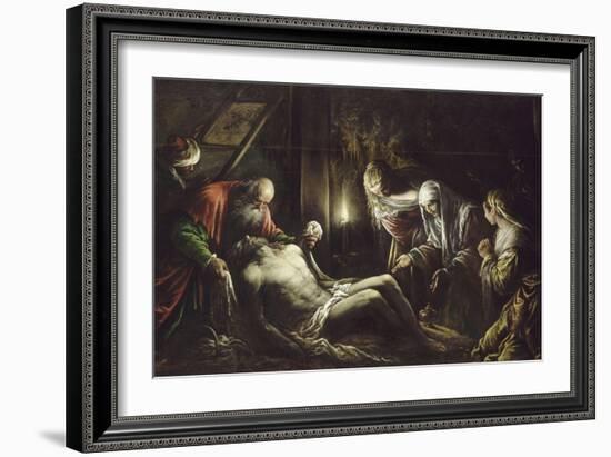 Le Christ descendu de la Croix-Jacopo Bassano-Framed Giclee Print