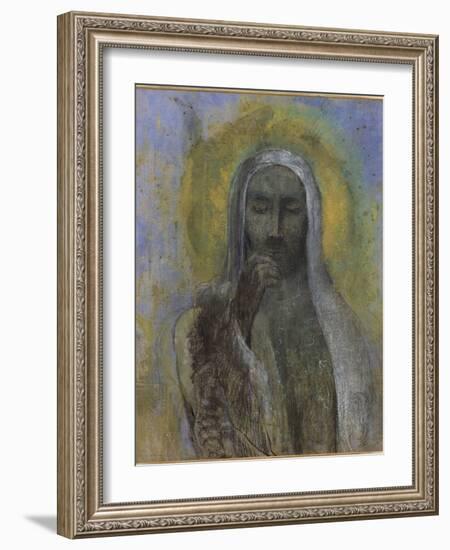 Le Christ du silence-Odilon Redon-Framed Giclee Print