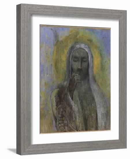 Le Christ du silence-Odilon Redon-Framed Giclee Print