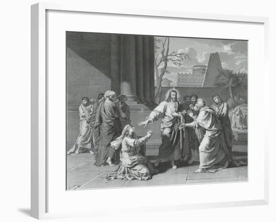 Le Christ et la Cananéenne-null-Framed Giclee Print