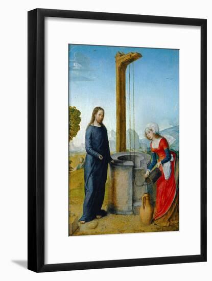 Le Christ et la Samaritaine-Juan de Flandes-Framed Giclee Print