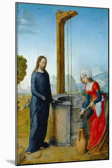 Le Christ et la Samaritaine-Juan de Flandes-Mounted Giclee Print
