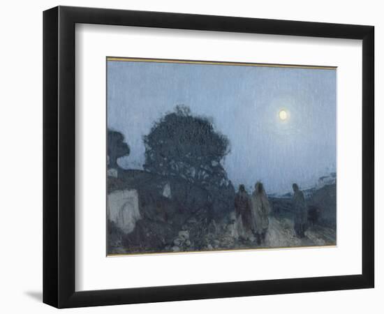 le Christ et ses disciples sur la route de Béthanie-Henry Ossawa Tanner-Framed Premium Giclee Print