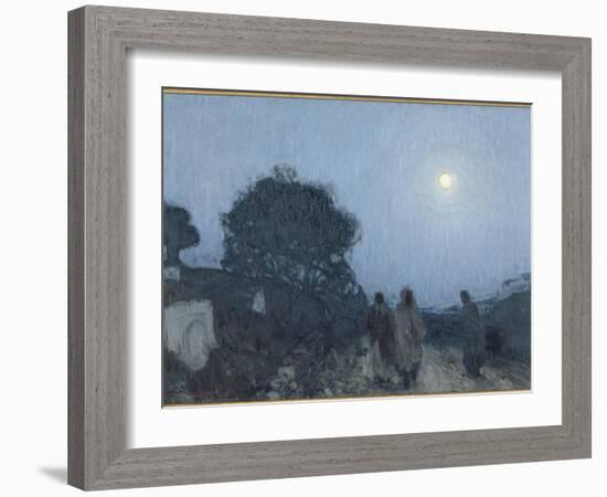 le Christ et ses disciples sur la route de Béthanie-Henry Ossawa Tanner-Framed Giclee Print