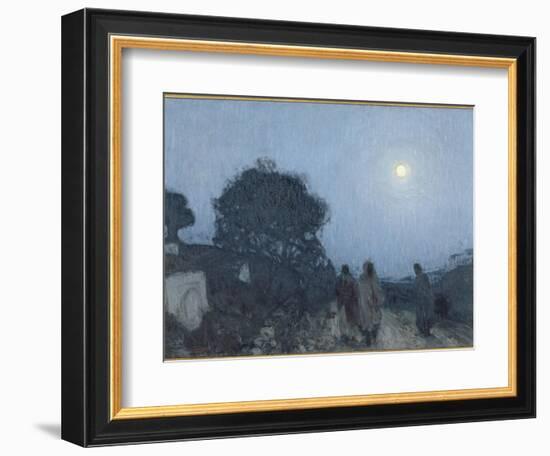 le Christ et ses disciples sur la route de Béthanie-Henry Ossawa Tanner-Framed Giclee Print