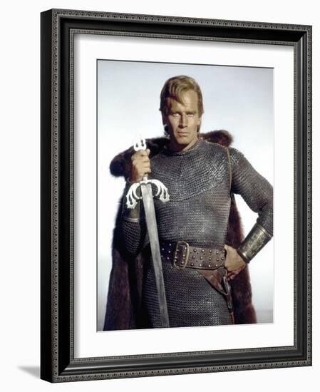 Le Cid EL CID by AnthonyMann with Charlton Heston, 1961 (photo)-null-Framed Photo