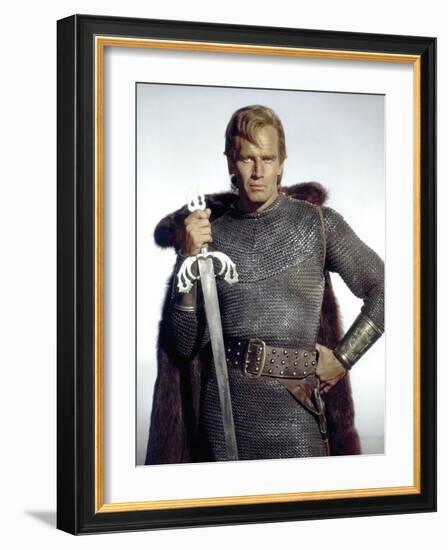 Le Cid EL CID by AnthonyMann with Charlton Heston, 1961 (photo)-null-Framed Photo