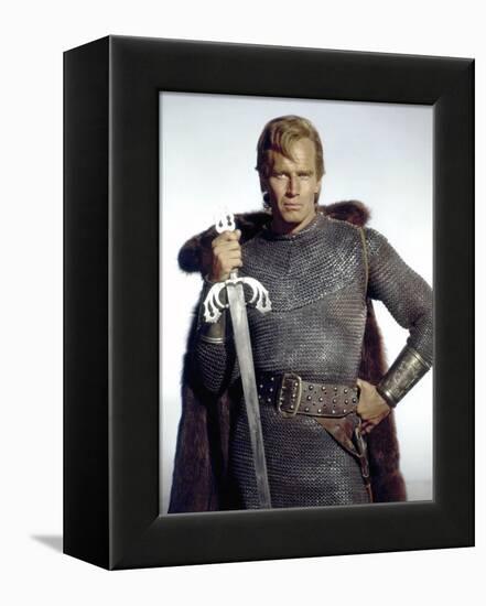 Le Cid EL CID by AnthonyMann with Charlton Heston, 1961 (photo)-null-Framed Stretched Canvas