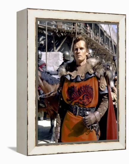 Le Cid EL CID by AnthonyMann with Charlton Heston, 1961 (photo)-null-Framed Stretched Canvas