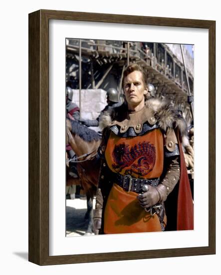 Le Cid EL CID by AnthonyMann with Charlton Heston, 1961 (photo)-null-Framed Photo