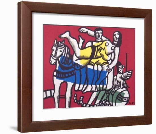 Le Cirque, 1953-Fernand Leger-Framed Art Print