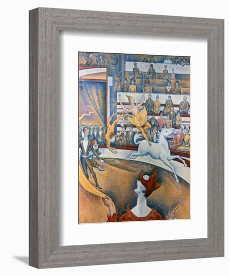 Le Cirque' ('The Circus), 1891-Georges Seurat-Framed Premium Giclee Print