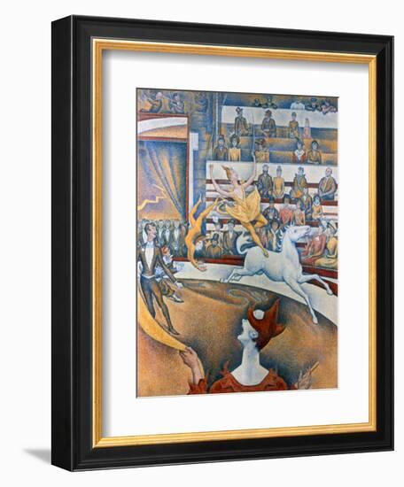 Le Cirque' ('The Circus), 1891-Georges Seurat-Framed Premium Giclee Print