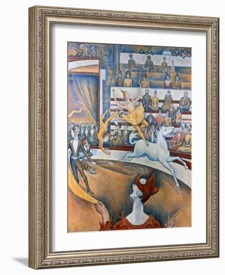 Le Cirque' ('The Circus), 1891-Georges Seurat-Framed Giclee Print