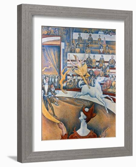 Le Cirque' ('The Circus), 1891-Georges Seurat-Framed Giclee Print