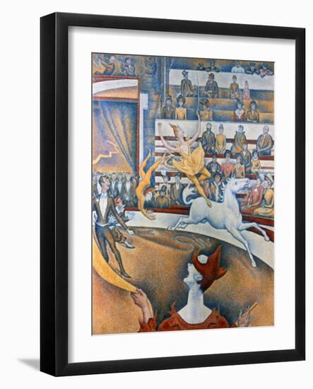 Le Cirque' ('The Circus), 1891-Georges Seurat-Framed Giclee Print