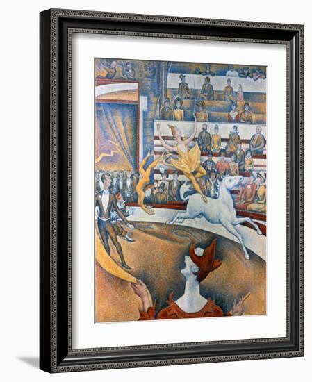 Le Cirque' ('The Circus), 1891-Georges Seurat-Framed Giclee Print