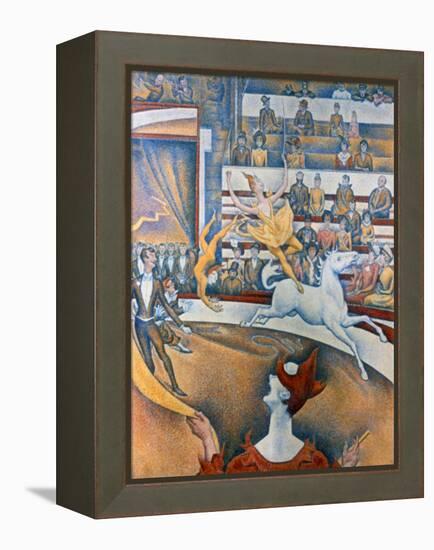 Le Cirque' ('The Circus), 1891-Georges Seurat-Framed Premier Image Canvas