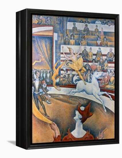 Le Cirque' ('The Circus), 1891-Georges Seurat-Framed Premier Image Canvas