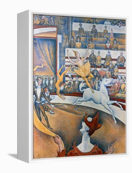 Le Cirque' ('The Circus), 1891-Georges Seurat-Framed Premier Image Canvas