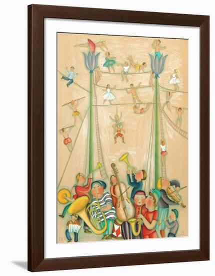 Le Cirque-Francoise Deberdt-Framed Limited Edition