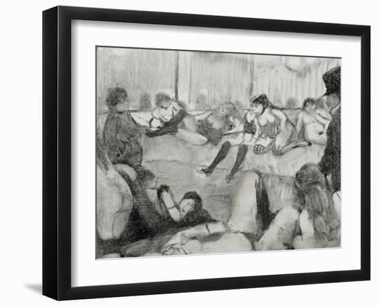 Le client-Edgar Degas-Framed Giclee Print