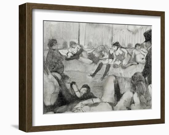 Le client-Edgar Degas-Framed Premium Giclee Print