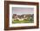 Le Clos Vineyard Below the Hilltop Village of Vezelay in Burgundy, France, Europe-Julian Elliott-Framed Photographic Print