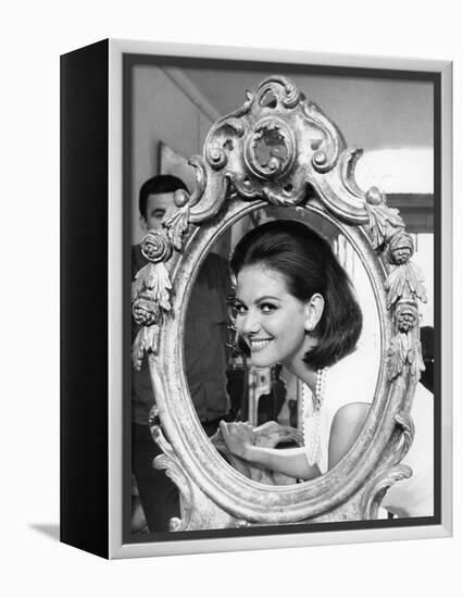 Le Cocu magnifique Il Magnifico cornutoThe Magnificent Cuckold with Claudia Cardinale, 1965 (b/w ph-null-Framed Stretched Canvas