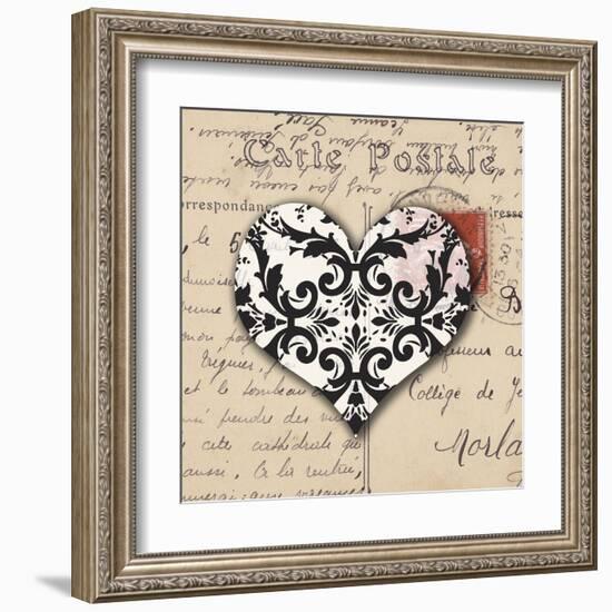 Le Cœur d'Amour IV-Sabine Berg-Framed Art Print