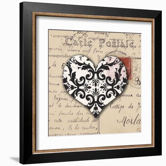 Le Cœur d'Amour IV-Sabine Berg-Framed Art Print