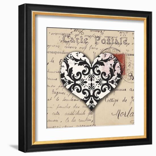 Le Cœur d'Amour IV-Sabine Berg-Framed Art Print