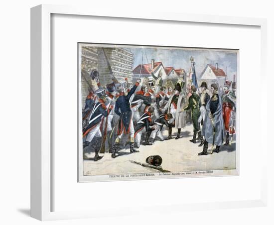 Le Colonel Roquebrune, a Drama by Georges Ohnet, 1897-F Meaulle-Framed Giclee Print