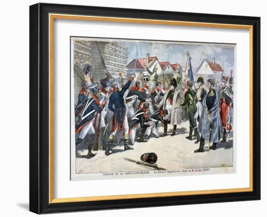 Le Colonel Roquebrune, a Drama by Georges Ohnet, 1897-F Meaulle-Framed Giclee Print