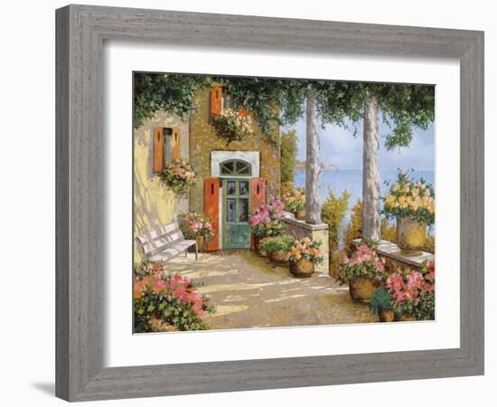 Le Colonne Sulla Terrazza-Guido Borelli-Framed Giclee Print