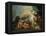 Le Combat de Minerve contre Mars-Jacques-Louis David-Framed Premier Image Canvas