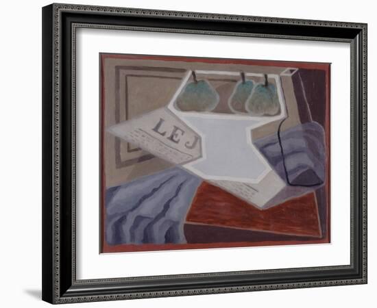 Le Compotier-Juan Gris-Framed Giclee Print