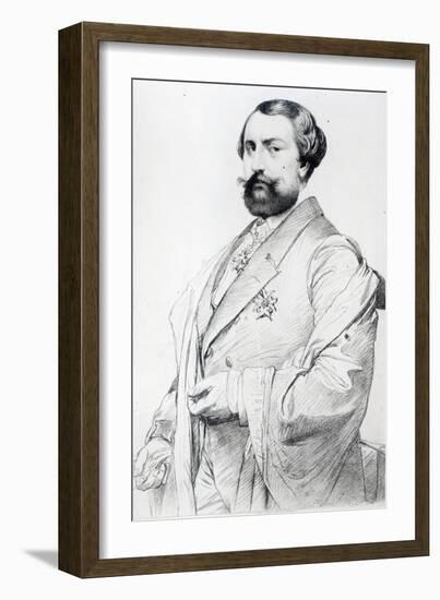 Le Comte De Nieuwerkerke-Jean-Auguste-Dominique Ingres-Framed Giclee Print