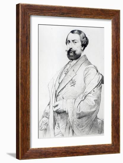 Le Comte De Nieuwerkerke-Jean-Auguste-Dominique Ingres-Framed Giclee Print